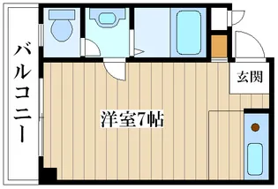 サンライズ姫島【3階】の間取り