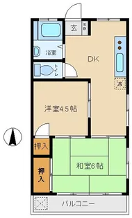 中葛西ハイツ【3階】の間取り