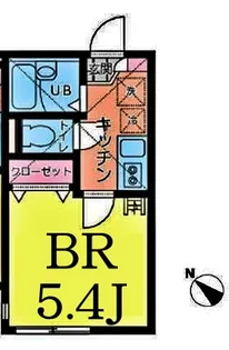 リーヴェルポート横浜南アジュール【2階】の間取り