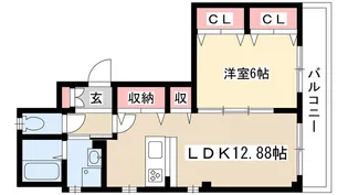 Wisteria【2階】の間取り
