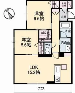 リルーエ【1階】の間取り