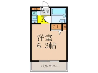 シャロームII【3階】の間取り