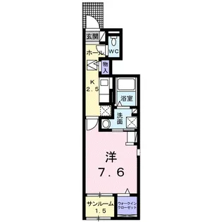 カーム・レジデンス【1階】の間取り