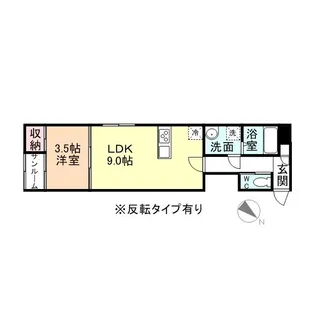 White Square(綾田町)【1階】の間取り