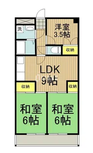 サンコート椙田【4階】の間取り