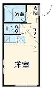 ユナイト市沢ジョアンマリオ【1階】の間取り