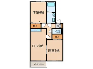 サンピア高根台 A棟【1階】の間取り