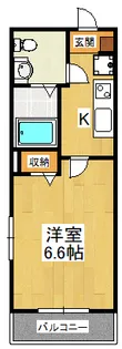 ソルロス船橋【3階】の間取り