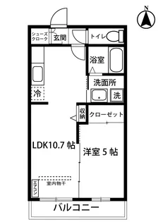 コモド・シティオ【2階】の間取り