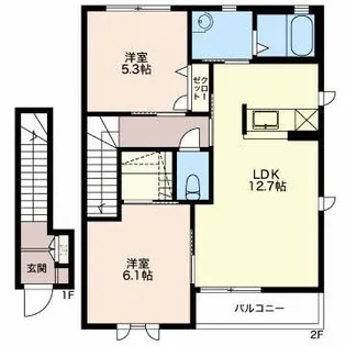 エミネンスコート【2階】の間取り