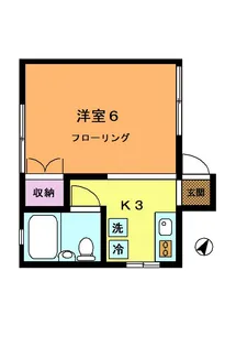 ホワイトルーム3284【2階】の間取り