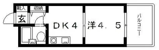プリマベーラ藤井寺【2階】の間取り