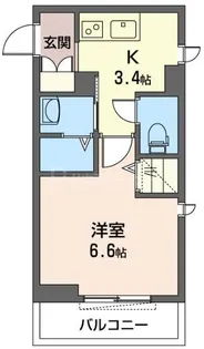 カーサレジオ【3階】の間取り