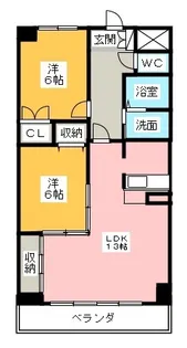 WOOD BELL青山【3階】の間取り