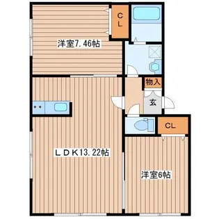 A BOND発寒【2階】の間取り