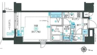 ズーム西新宿【8階】の間取り