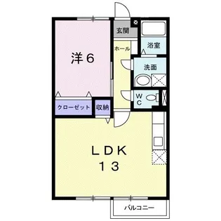コーシンヒルズさわB【2階】の間取り