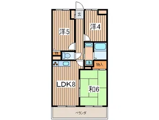 リヴェールさがみ野【1階】の間取り