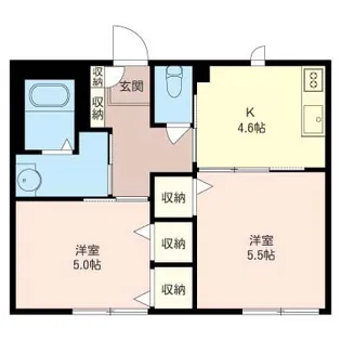 マルサ参番館【1階】の間取り