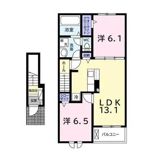 アレグリア【2階】の間取り