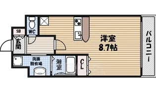 プレサンス名古屋城前ラバンカ【3階】の間取り
