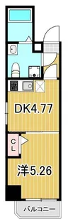 アーバハイツ六町1号館【6階】の間取り