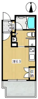 ラ・グラースダイヤモンドマンション桜上水【8階】の間取り