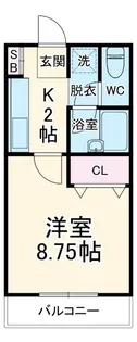 コーポアルチェ【1階】の間取り