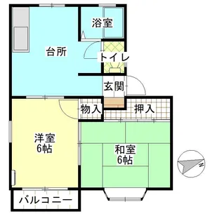 ル・メルシー【2階】の間取り