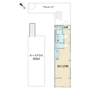 BASE門前仲町【4階】の間取り