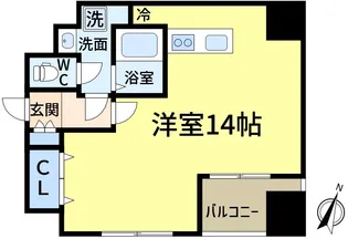 東京tebiki【7階】の間取り