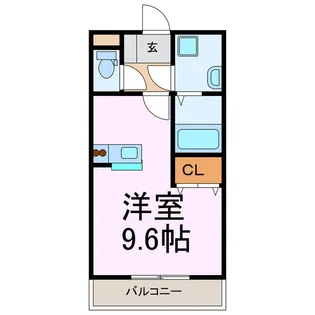 T-コンフィットB【1階】の間取り