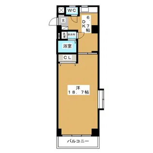 ファースト金城【6階】の間取り