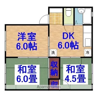 ハイツサンコー【2階】の間取り