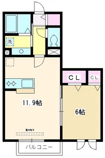 サンクテュエールII【2階】の間取り