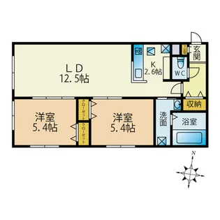 bills 桔梗~KIKYO【3階】の間取り