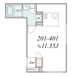 trias211【3階】の間取り