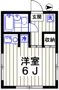 岡部グリーンハイツ【2階】の間取り