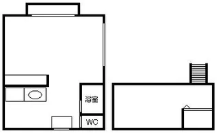 カリーナ西北【2階】の間取り