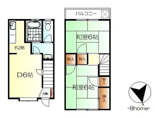 コーポにしかわの間取り