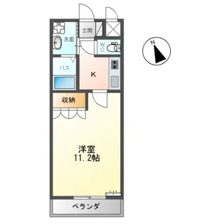 Reussir Nishizawa(レユシール ニシザワ)【1階】の間取り