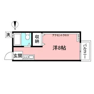 パールハイツ向ヶ丘【2階】の間取り