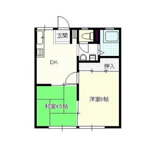 長坂ハイツ【1階】の間取り