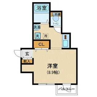 アーバイル日本橋小伝馬町【8階】の間取り