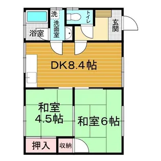 山口県山口市下小鯖【一戸建】の間取り