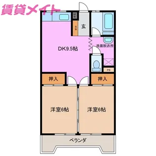 小古曽ビル【5階】の間取り