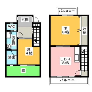 アビタシオン島田【1階】の間取り