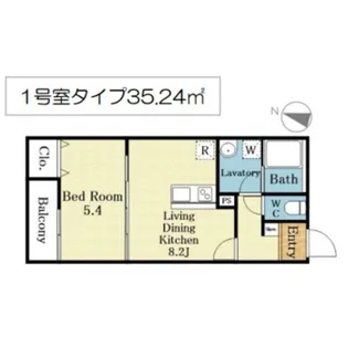 MEW STYLE APARTMENTS【2階】の間取り