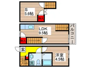 千葉県市川市湊新田1【一戸建】の間取り
