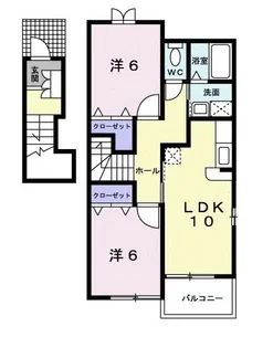 福島県福島市松川町美郷1【アパート】の間取り